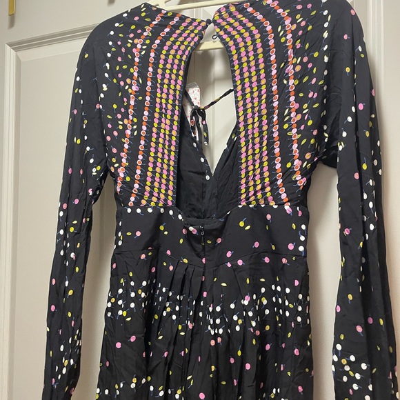 NWT free People Black Dress - Picture 4 of 6